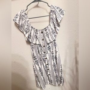 Dress black and white